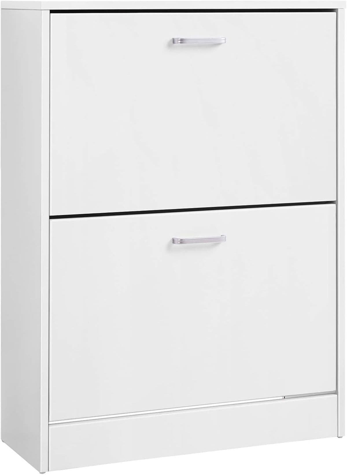 Meuble à Chaussures 2 Portes Blanc