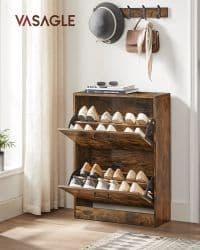 Meuble à Chaussures 2 Portes Rustique - Image 3