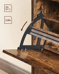 Meuble à Chaussures 2 Portes Rustique - Image 5