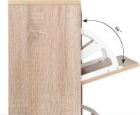 Meuble à Chaussures 3 Portes Beige - Image 7