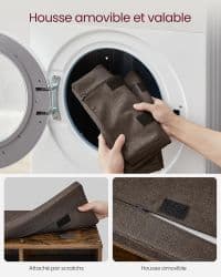 Meuble à Chaussures 12 Compartiments Rustique - Image 9