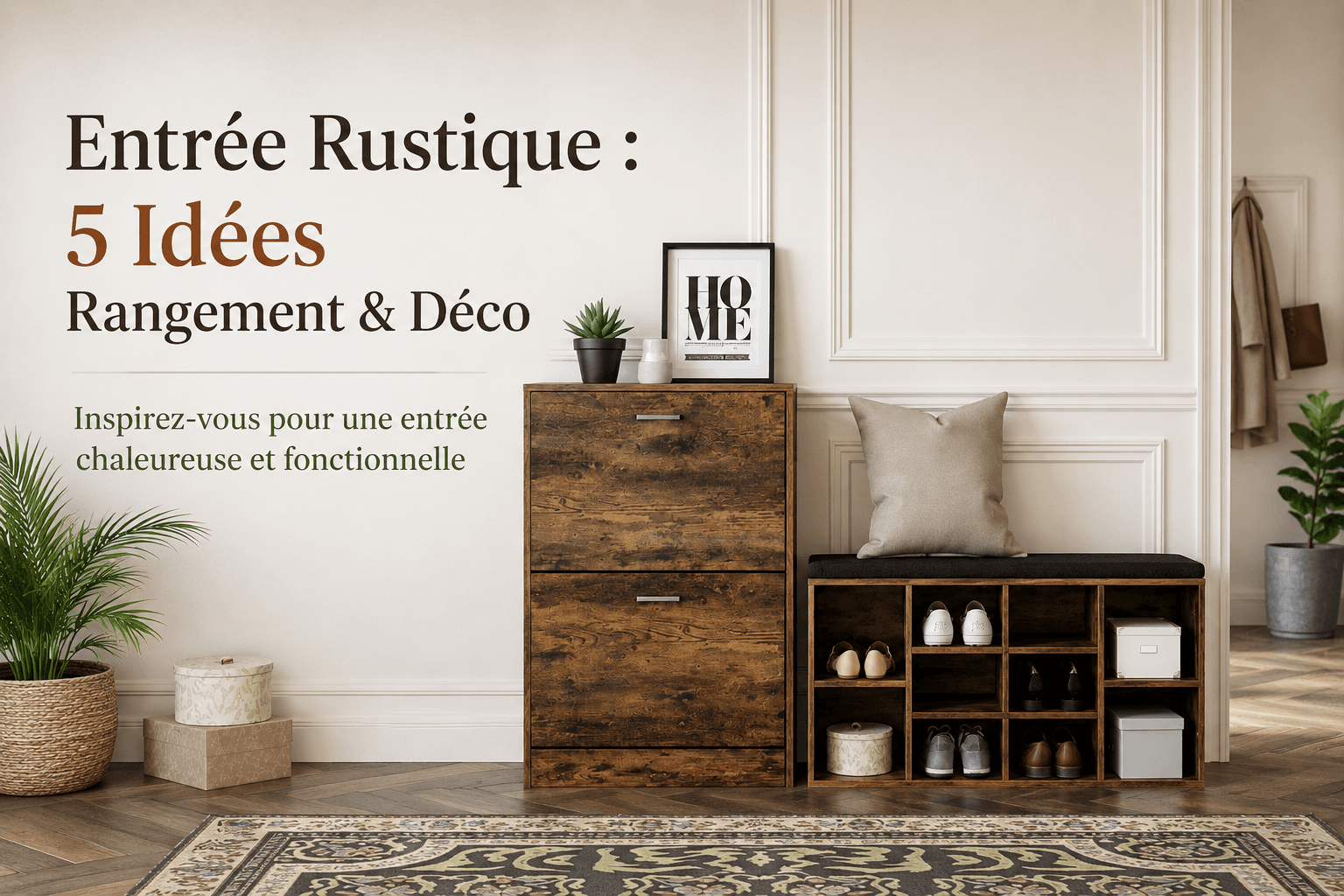 Blog Entrée Rustique : 5 Idées Rangement & Déco