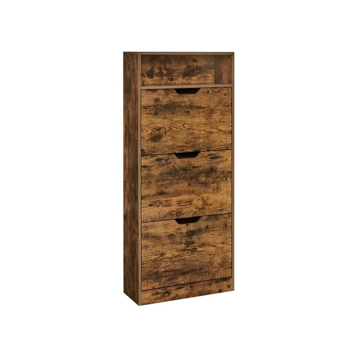Meuble à Chaussures Entrée 130cm Rustique