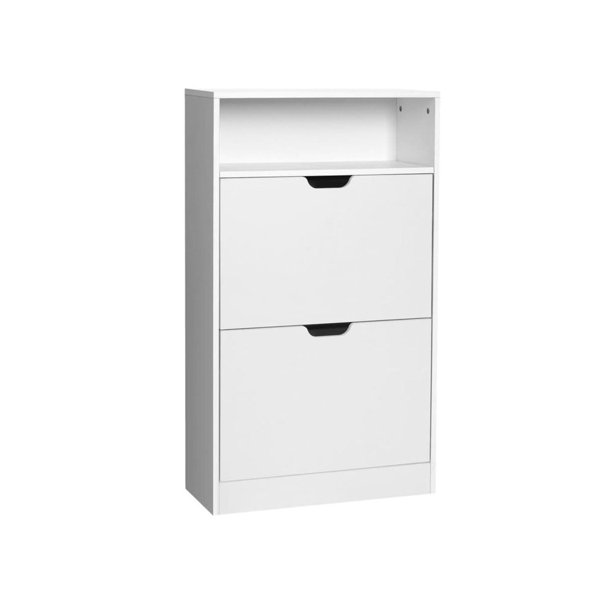 Meuble à Chaussures Entrée 102cm Blanc