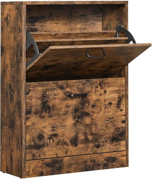 Meuble à Chaussures 2 Portes Rustique